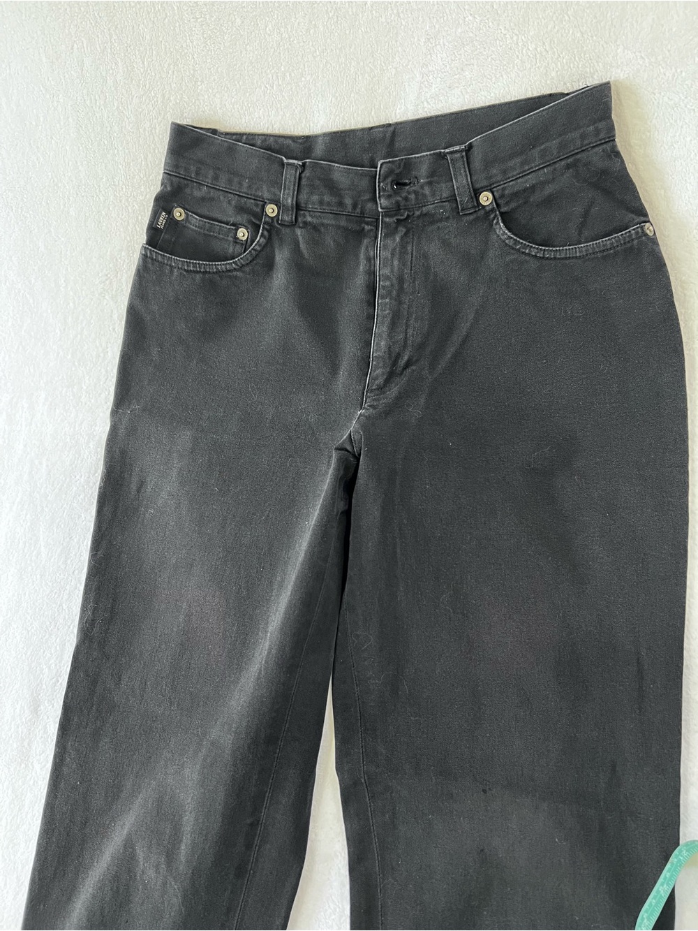 Lauren Jeans Co. Ralph Lauren Black Straight Leg Stretch Jeans Size 8 - Picture 4 of 9